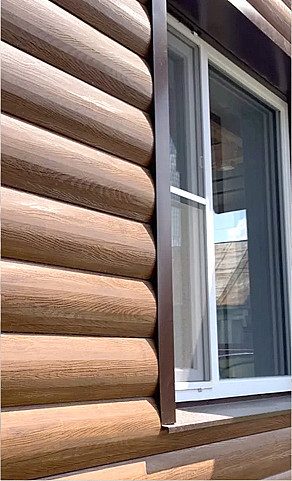 Сайдинг под бревно  4