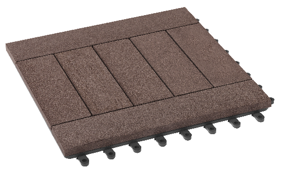 Модульный паркет ДПК GRINDERDECO Комфорт 5 Шоколад купить в Сергиевом Посаде