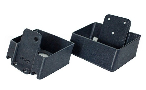 Крепления перил наклонное из алюминия GardenParkett Графит купить в Сергиевом Посаде