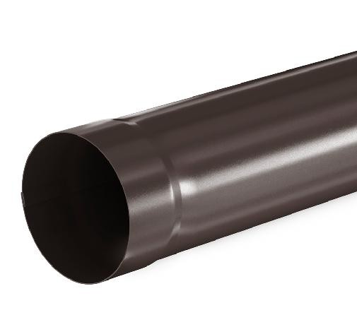 Водосток Aquasistem, система 125x90 - Труба водосточная 3.00м RR 32 Тёмно Коричневый купить в Сергиевом Посаде