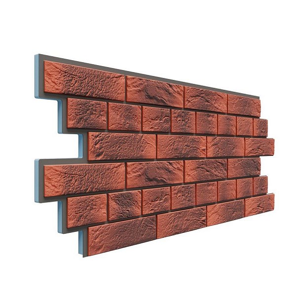 Фасадная термопанель Доломит Венецианский кирпич 20 мм Корса купить в Сергиевом Посаде