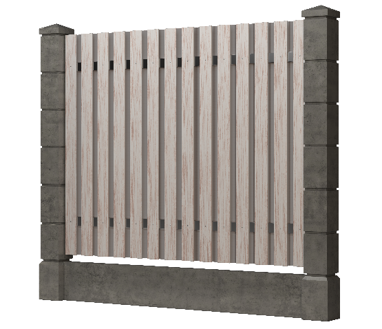 Заборная доска GRINDERDECO, ДПК, тиснение "дуб" Выбеленный дуб купить в Сергиевом Посаде