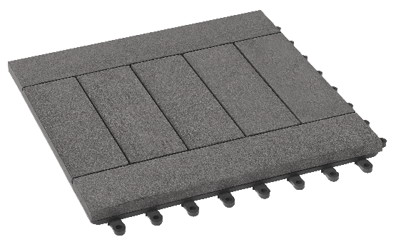 Модульный паркет ДПК GRINDERDECO Комфорт 5 Серый базальт купить в Сергиевом Посаде