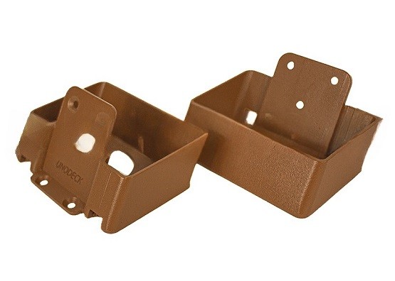 Крепления перил наклонное из алюминия GardenParkett Орех купить в Сергиевом Посаде