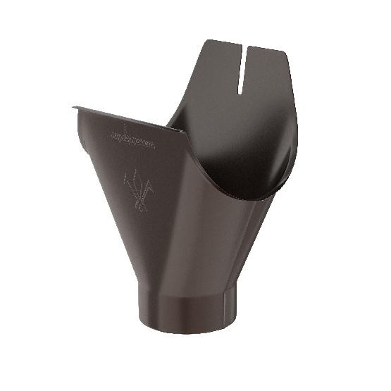 Водосток Aquasistem, система 150/100 - Воронка желоба RR 32 Тёмно Коричневый купить в Сергиевом Посаде