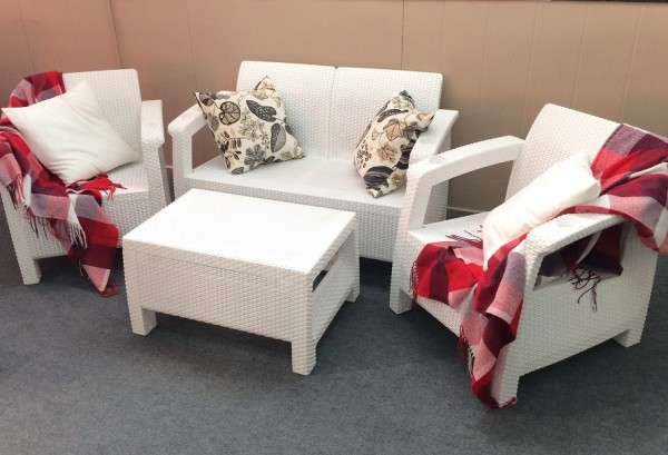 Комплект Yalta Terrace Set белый купить в Сергиевом Посаде