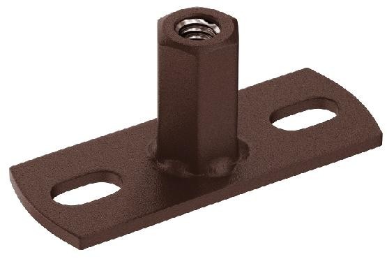Водосток Aquasistem, Система 150/100 - Держатель для хомута под метиза RAL 8017 Коричневый matt купить в Сергиевом Посаде