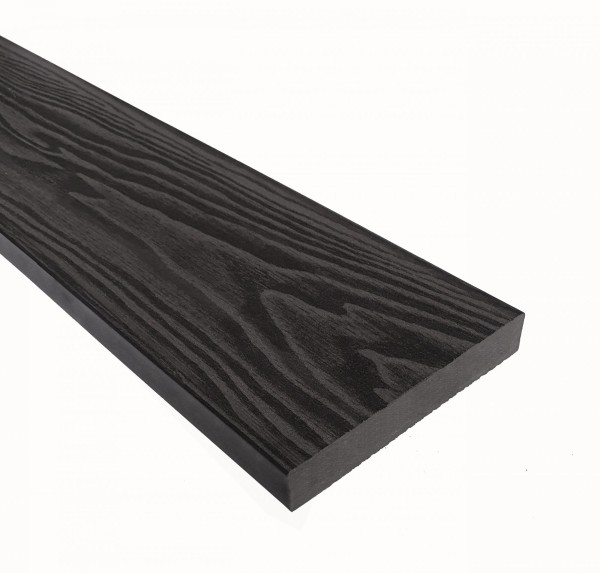 Террасная доска из ДПК Terrapol Смарт 3D Полнотелая без паза Черное дерево купить в Сергиевом Посаде