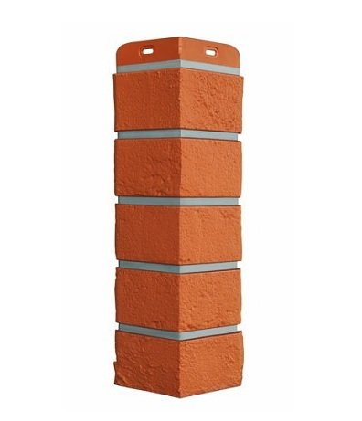 Угол Grand Line состаренный кирпич премиум Терракотовый (шов RAL 7006) купить в Сергиевом Посаде
