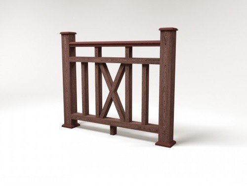 Ограждение из ДПК FG6 шоколад купить в Сергиевом Посаде