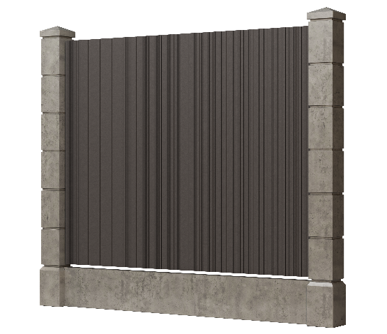 Заборная доска GRINDERDECO, ДПК, тиснение "дуб" Асфальт купить в Сергиевом Посаде