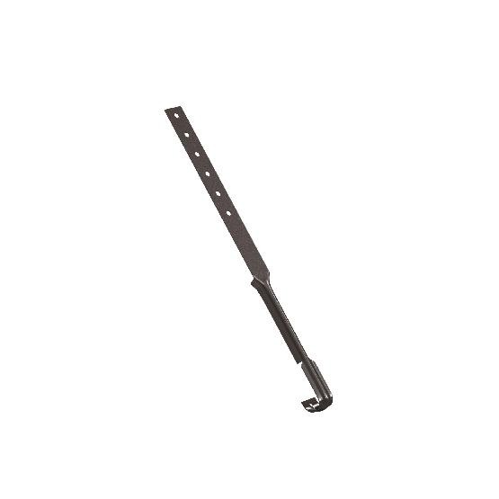 Водосток Aquasistem, система 125x90 - Поддержка желоба RR 32 Тёмно-Коричневый купить в Сергиевом Посаде