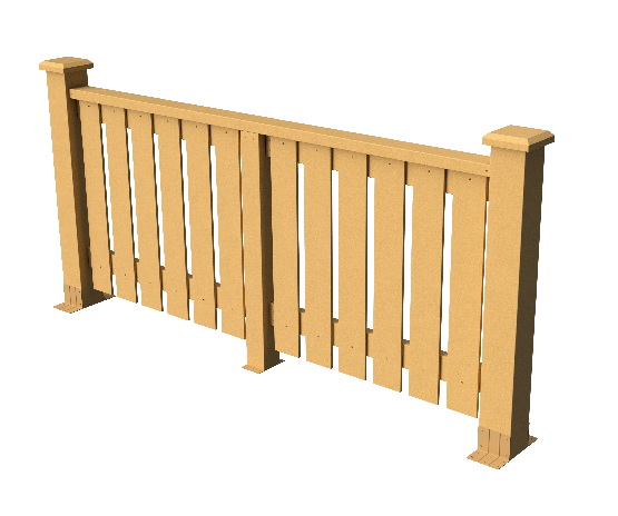 Ограждения декоративное ДПК GRINDERDECO Вилидж песчаник купить в Сергиевом Посаде