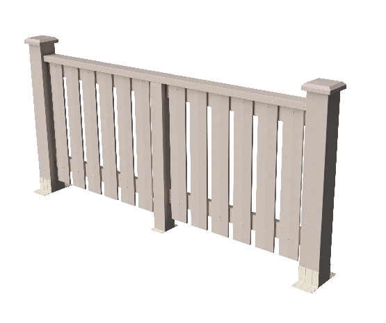 Ограждения декоративное ДПК GRINDERDECO Вилидж выбеленный дуб купить в Сергиевом Посаде