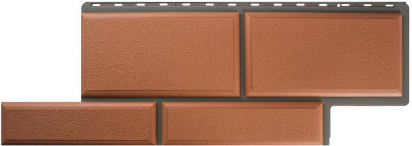 Фасадная панель камень Флорентийский терракотовый купить в Сергиевом Посаде