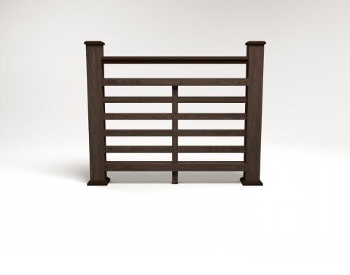 Ограждение из ДПК FG4 венге купить в Сергиевом Посаде