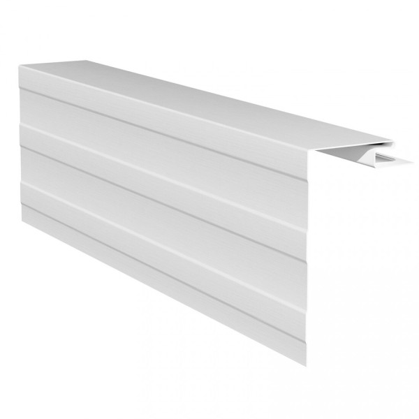 Приоконная планка (околооконный профиль) для сайдинга, белый купить в Сергиевом Посаде