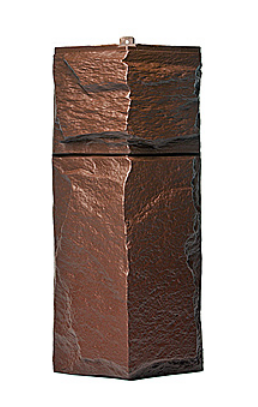 Угол T-Сайдинг-ЭКО-1 Гранит Леон - Браун купить в Сергиевом Посаде