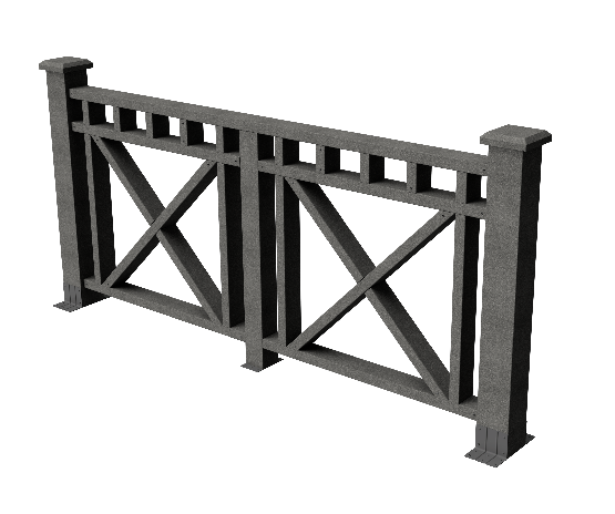 Ограждения декоративное ДПК GRINDERDECO Виктория серый базальт купить в Сергиевом Посаде