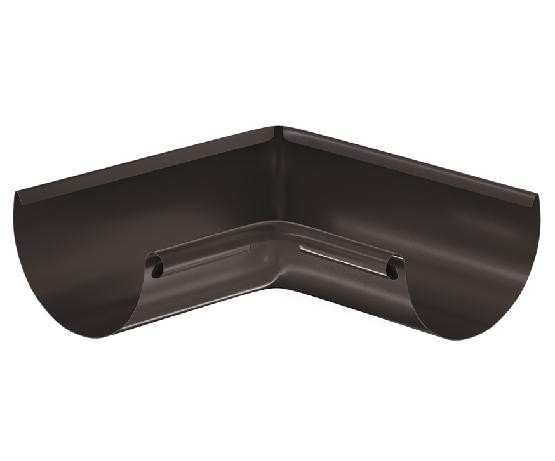 Водосток Aquasistem, система 150/100 - Угол желоба, внутренний 90° RR 32 Тёмно Коричневый купить в Сергиевом Посаде
