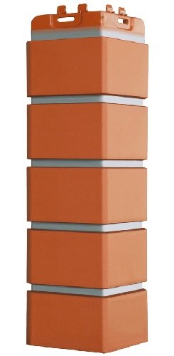 Угол Grand Line клинкерный кирпич ПРЕМИУМ Терракотовый (шов RAL 7006) купить в Сергиевом Посаде