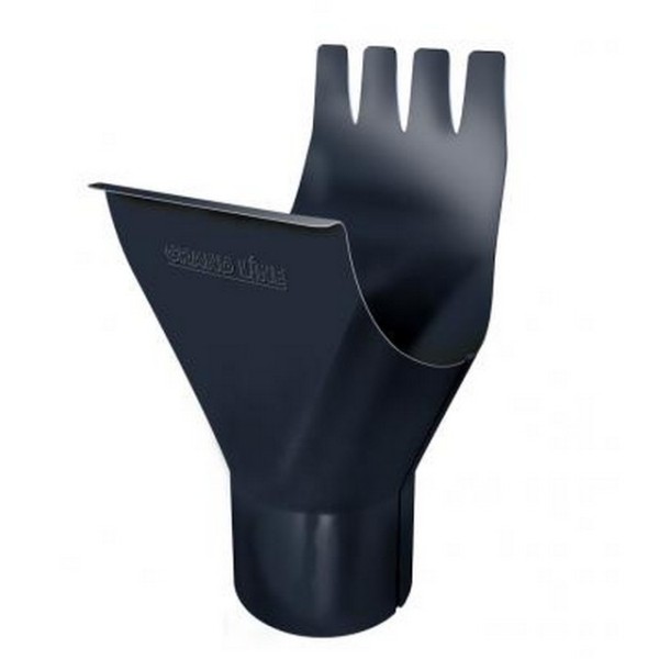 Водосток Grand Line 125x90 – Воронка желоба RAL 7024 купить в Сергиевом Посаде