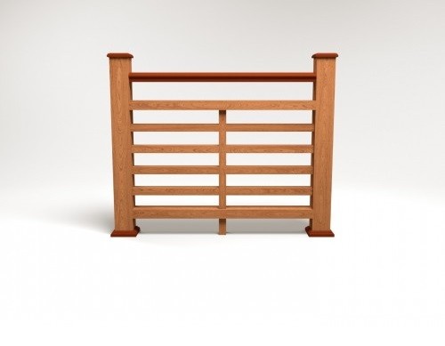 Ограждение из ДПК FG4 терракот купить в Сергиевом Посаде