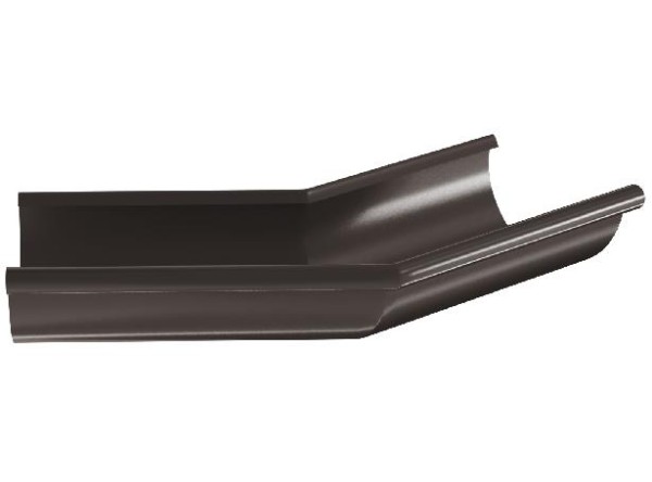 Водосток Aquasistem, система 125x90 - Угол желоба, наружный 135° RR 32 Тёмно-Коричневый купить в Сергиевом Посаде