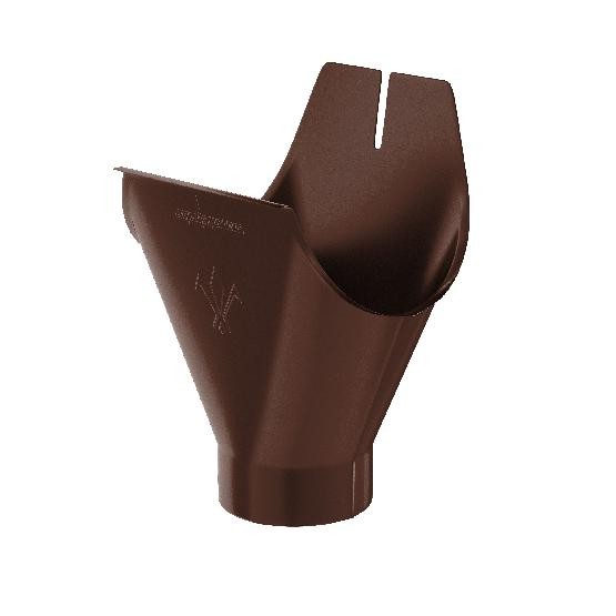Водосток Aquasistem, система 150/100 - Воронка желоба RAL 8017 Коричневый купить в Сергиевом Посаде