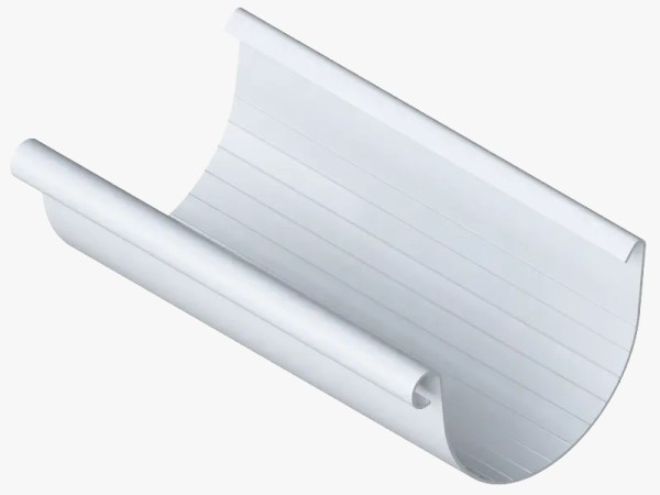 Водосток Альта-Профиль ПВХ – Желоб водосточный 4м (белый) купить в Сергиевом Посаде