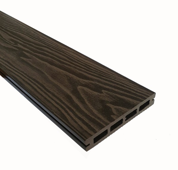 Террасная доска из ДПК Terrapol Смарт 3D Пустотелая с пазом Венге Соренто купить в Сергиевом Посаде