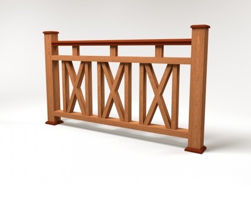 Ограждение из ДПК FG3 терракот купить в Сергиевом Посаде