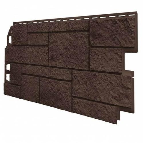 Фасадные панели ТЕХНОНИКОЛЬ Оптима Песчаник Тёмно-коричневый купить в Сергиевом Посаде