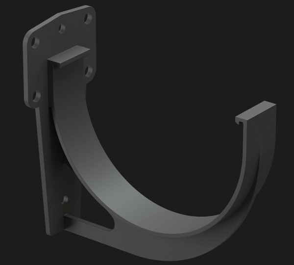 Кронштейн желоба Docke Premium ПВХ - Графит купить в Сергиевом Посаде