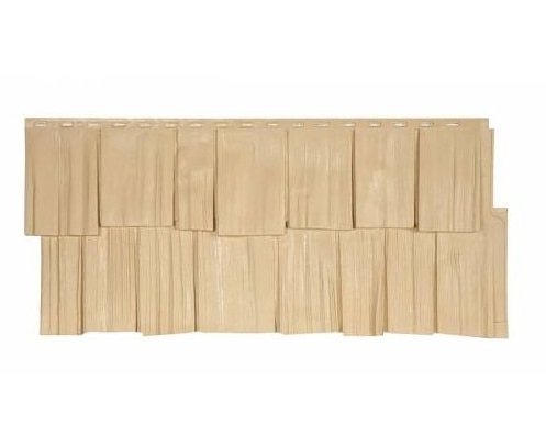 Фасадная панель T-Сайдинг-Щепа дуб ЭКО-1 Желтый купить в Сергиевом Посаде