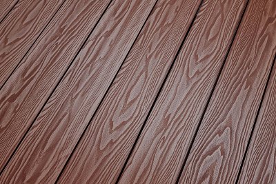 Террасная доска из ДПК Terrapol Смарт 3D Пустотелая с пазом Орех Милано