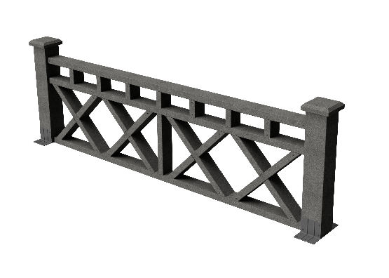 Ограждения декоративное ДПК GRINDERDECO Бэйли серый базальт купить в Сергиевом Посаде