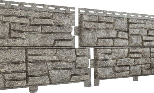 Фасадная панель Ю-пласт Стоун хаус сланец Бежевый купить в Сергиевом Посаде