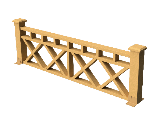 Ограждения декоративное ДПК GRINDERDECO  Бэйли песчаник купить в Сергиевом Посаде
