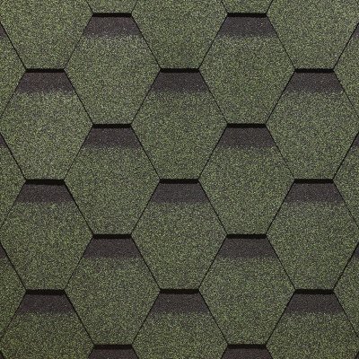 Гибкая черепица Docke, коллекция Сота – Зеленый