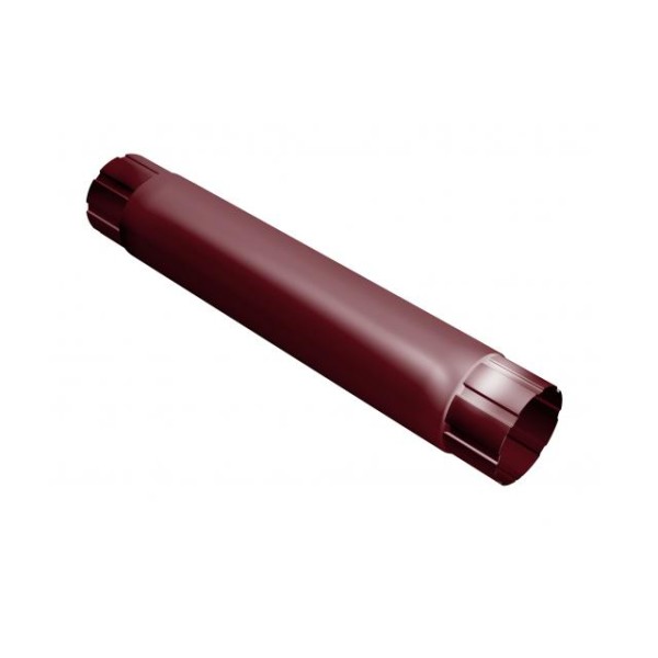 Водосток Grand Line 125x90 –Труба соединительная 1 метр RAL 3005 купить в Сергиевом Посаде