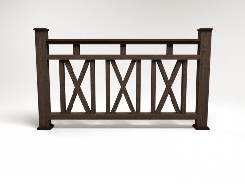 Ограждение из ДПК FG3 венге купить в Сергиевом Посаде