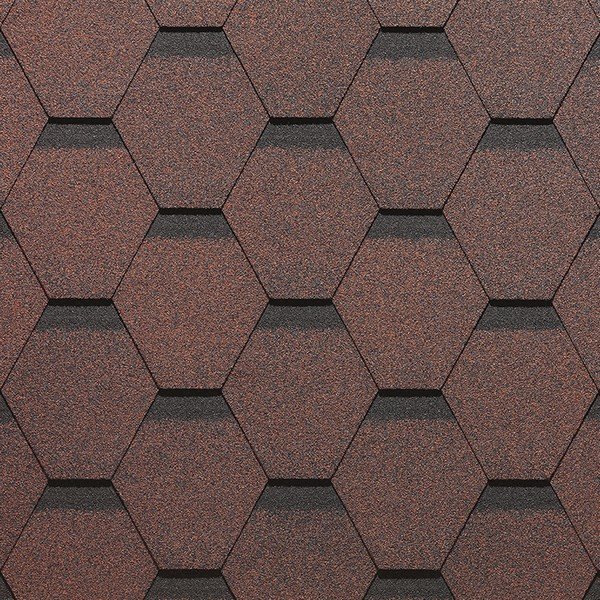 Гибкая черепица Docke, коллекция Сота – Красный купить в Сергиевом Посаде