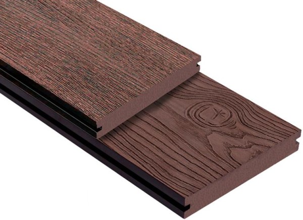 Террасная доска ДПК Outdoor 3D полнотелая STORM/OCEAN BROWN коричневая микс купить в Сергиевом Посаде