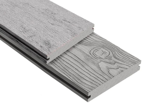 Террасная доска ДПК Outdoor 3D полнотелая STORM/OCEAN GREY серая микс купить в Сергиевом Посаде