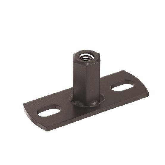 Водосток Aquasistem, система 150/100 - Держатель для хомута под метиз RR 32 Тёмно-Коричневый купить в Сергиевом Посаде