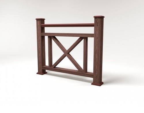 Ограждение из ДПК FG2 шоколад купить в Сергиевом Посаде