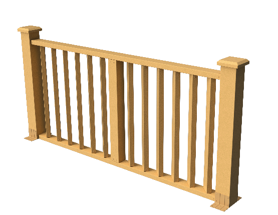 Ограждения декоративное ДПК GRINDERDECO Бруклин песчаник. купить в Сергиевом Посаде