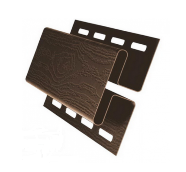 H-профиль (соеденительная планка)для сайдинга, коричневый купить в Сергиевом Посаде