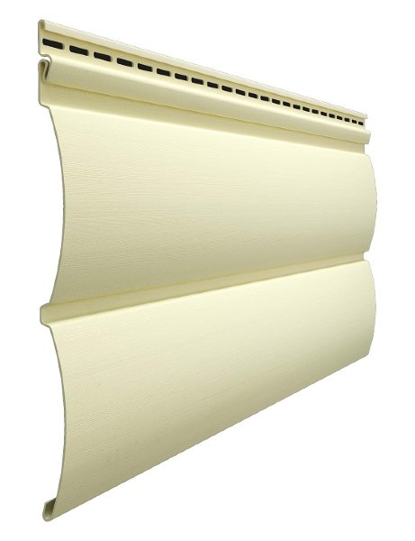 Виниловый сайдинг docke (дёке) - blockhaus D4,7T ( под бревно), банан купить в Сергиевом Посаде